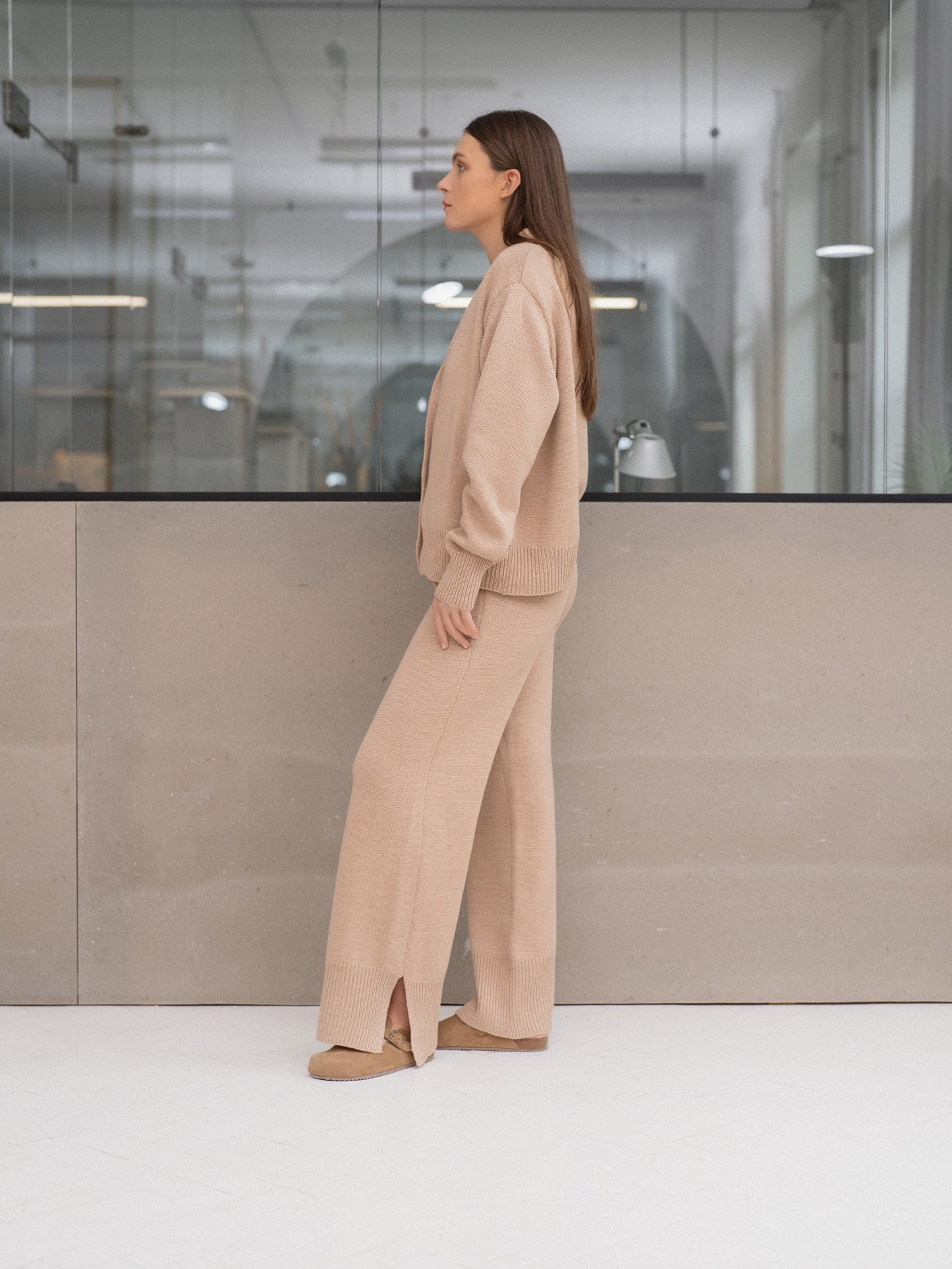 Kelnės LEILA pilkos