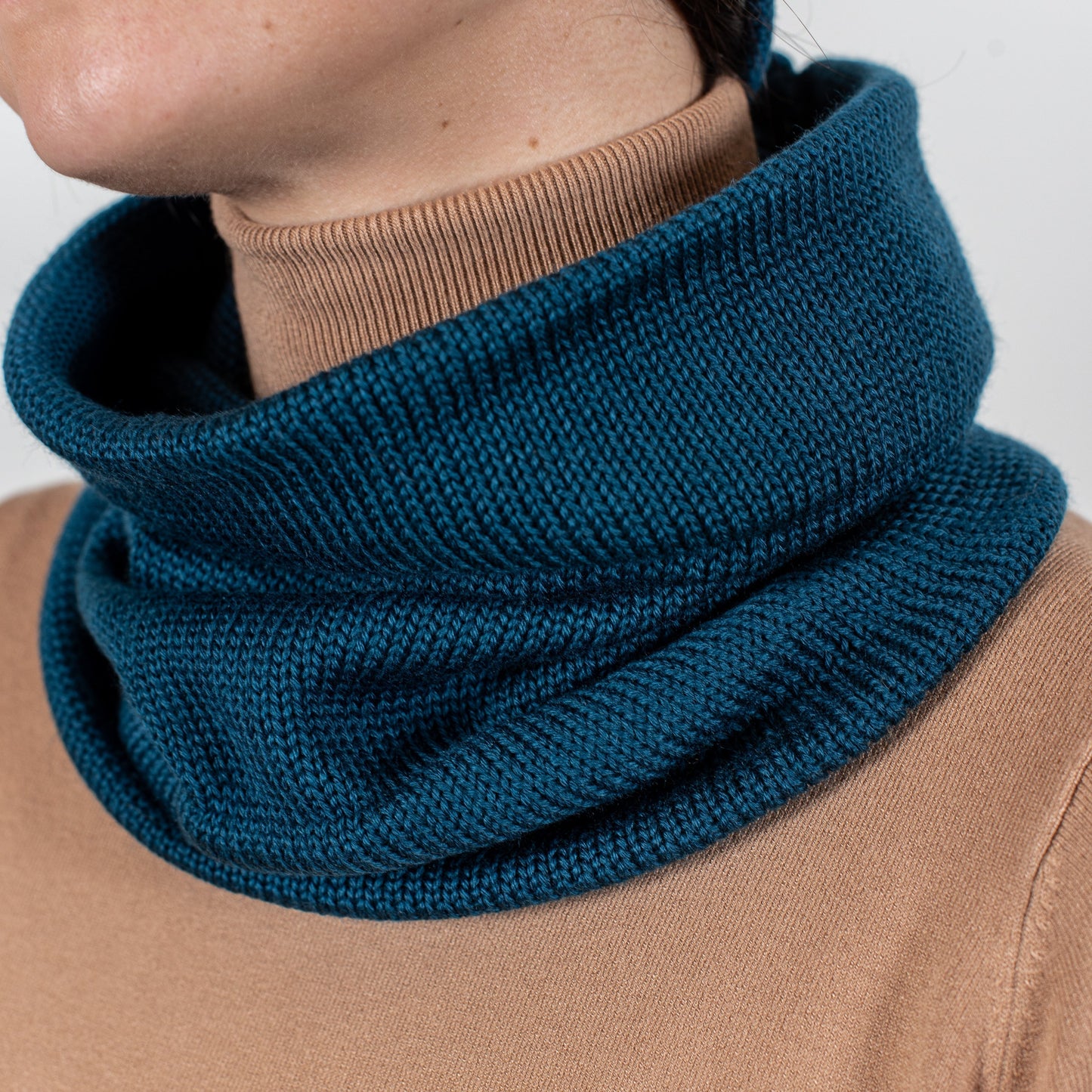 Loop scarf EASE in green blue